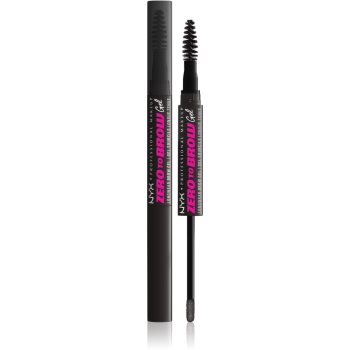 NYX Professional Makeup Zero To Brow Gel gel pentru sprancene cu aplicator - imagine 2